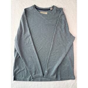 Tommy Bahama Lightweight Long Sleeve Shirt Men Size XL Modal Blend Blue Gray